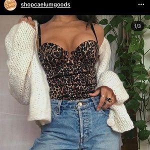 Vintage VS cheetah print bustier 🐆
